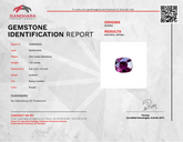 1.32 Carat Purple Spinel Cushion Cut